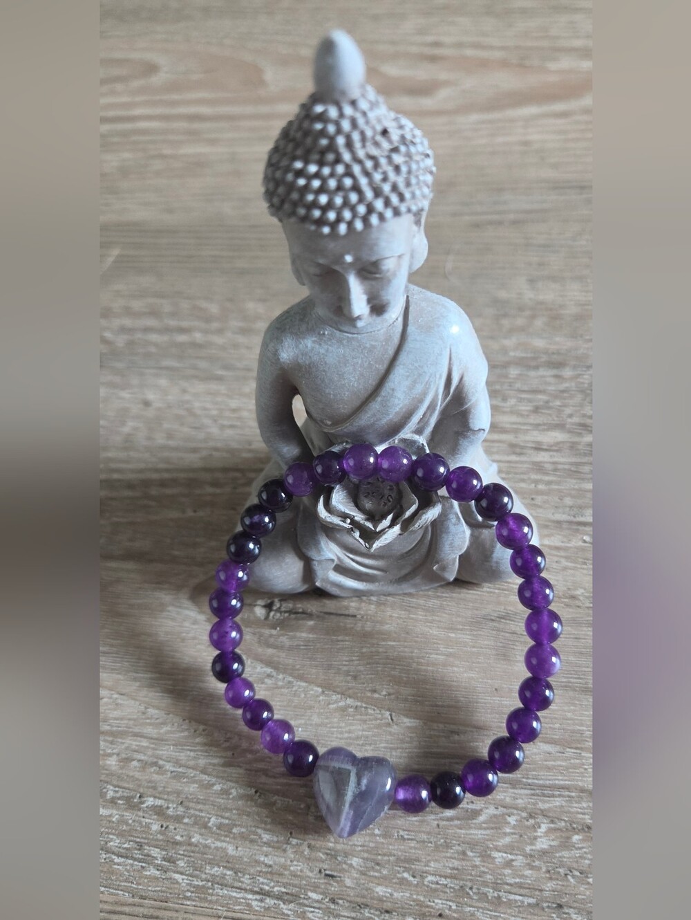 💜✨ Amethyst Heart Bracelet ✨💜